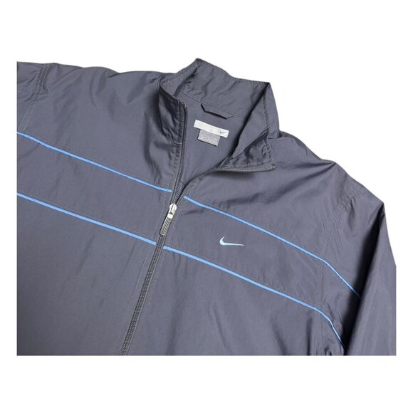 NIKE Vintage Y2K Retro Full Zip Water Resistant Windbreaker Jacket Mens Large - Picture 5 of 6
